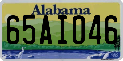 AL license plate 65AI046