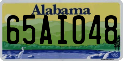 AL license plate 65AI048