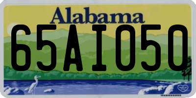 AL license plate 65AI050