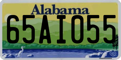 AL license plate 65AI055