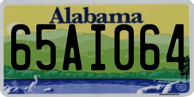 AL license plate 65AI064