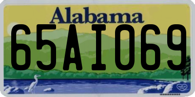 AL license plate 65AI069