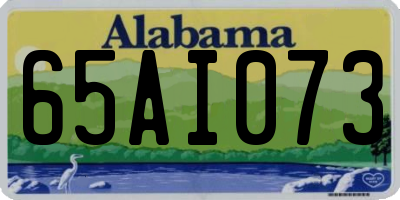 AL license plate 65AI073