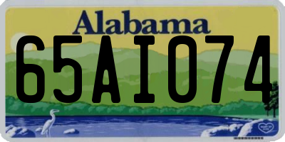 AL license plate 65AI074