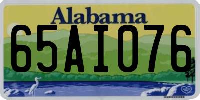 AL license plate 65AI076