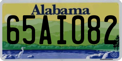 AL license plate 65AI082