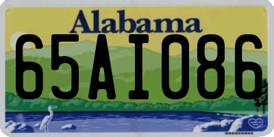 AL license plate 65AI086