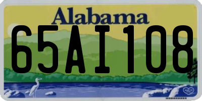 AL license plate 65AI108