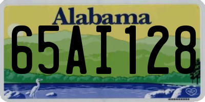 AL license plate 65AI128