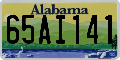 AL license plate 65AI141