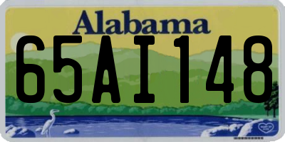 AL license plate 65AI148