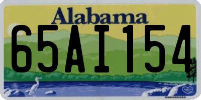 AL license plate 65AI154