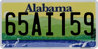 AL license plate 65AI159
