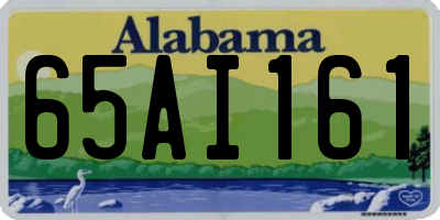 AL license plate 65AI161
