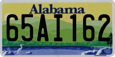 AL license plate 65AI162