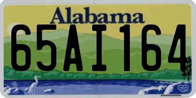 AL license plate 65AI164