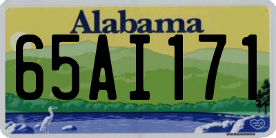 AL license plate 65AI171