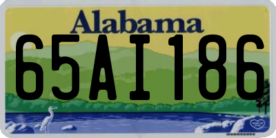 AL license plate 65AI186