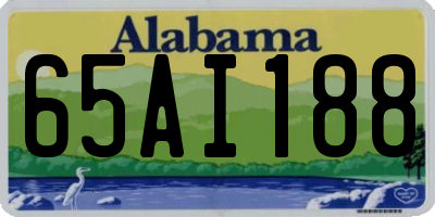 AL license plate 65AI188