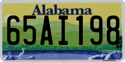 AL license plate 65AI198