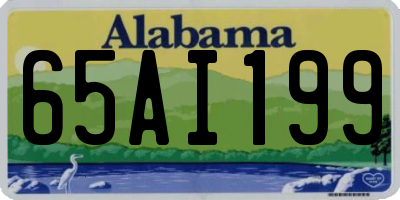 AL license plate 65AI199