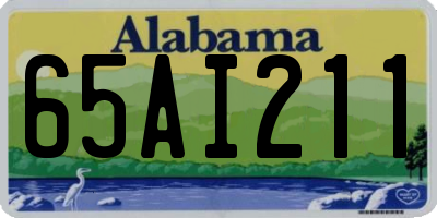 AL license plate 65AI211