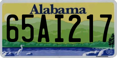 AL license plate 65AI217