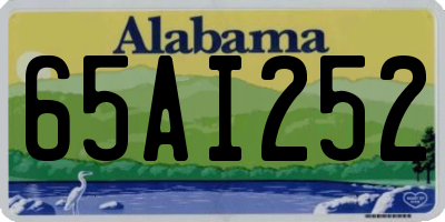 AL license plate 65AI252