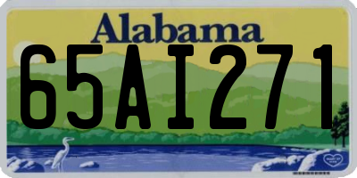 AL license plate 65AI271