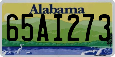 AL license plate 65AI273
