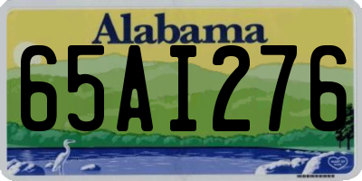 AL license plate 65AI276