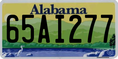 AL license plate 65AI277