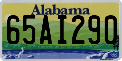 AL license plate 65AI290