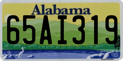 AL license plate 65AI319