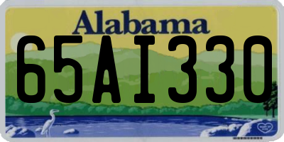 AL license plate 65AI330