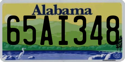 AL license plate 65AI348