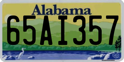 AL license plate 65AI357