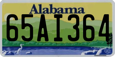 AL license plate 65AI364