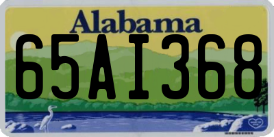 AL license plate 65AI368