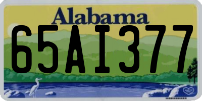 AL license plate 65AI377