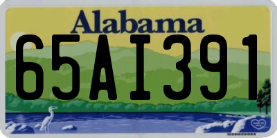 AL license plate 65AI391