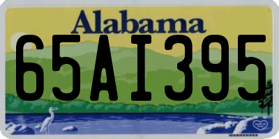 AL license plate 65AI395
