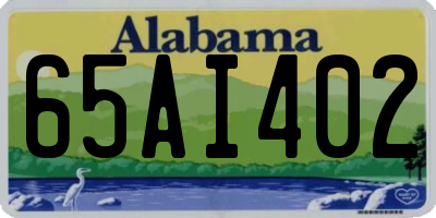 AL license plate 65AI402