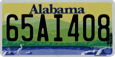 AL license plate 65AI408