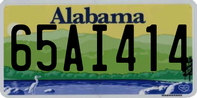 AL license plate 65AI414