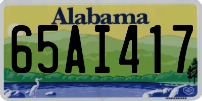 AL license plate 65AI417