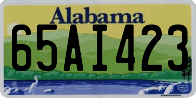 AL license plate 65AI423
