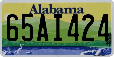 AL license plate 65AI424