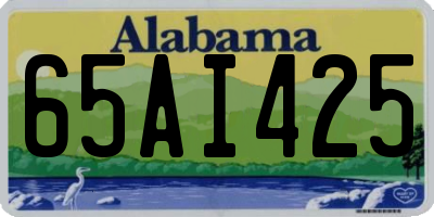 AL license plate 65AI425