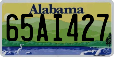 AL license plate 65AI427